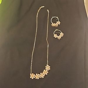 Necklace and earrings